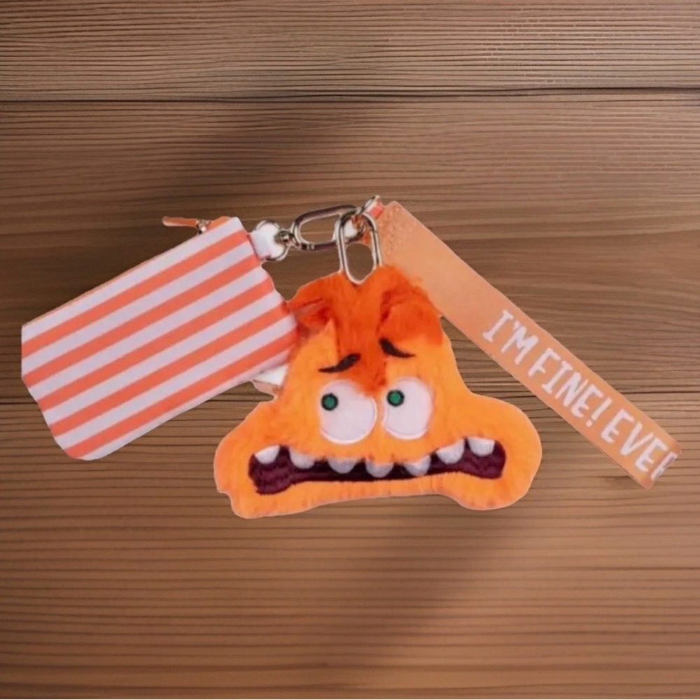 NEW Disney Inside Out 2 ANXIETY Everything’s Fine Card Case Coin Purse Wristlet